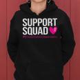 Support Squad Breast Cancer Awareness Month Pink Mens Women Hoodie