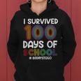 I Survived 100 Days Of School 80 Days To Go Teacher Adult Women Hoodie