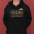 Sweat à capuche femme Ribeiro Personnalisé, C'est un Truc de Ribeiro avec Coucher de Soleil