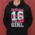 Sweet 16 16Th Birthday Fabulous Girl Pink Kiss Lips Women Hoodie