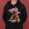 Talk Derby To Me Horse Racing Derby Day 150Th Women Hoodie