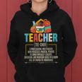 Teacher Definition Teaching School Teacher Women Hoodie