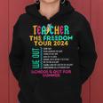 Teacher The Freedom Tour 2024 School's Out For Summer Back Women Hoodie