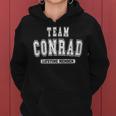 Team Conrad Lifetime Member Family Last Name Women Hoodie
