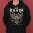 Team Hayes Family Name Lifetime Member Women Hoodie