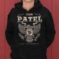 Team Patel Family Name Lifetime Member Women Hoodie