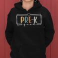 Team Pre-K Teacher Crew Squad Hello Pre-K Squad Teacher Team Women Hoodie