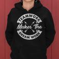 Teamwork Makes The Dream Work Team Motivational Sport Women Hoodie