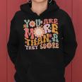 You Are More Than A Test Score Teacher Testing Day Groovy Women Hoodie