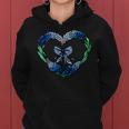 Texas Bluebonnets Blue Butterfly Women Hoodie