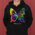 I Can Do All Things Through Christ Butterfly Religious Women Women Hoodie