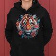 Tigre Mignon Cottagecore Enfants Filles Cadeau Fleur Tigre Sweat à capuche femme