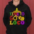 Time To Go Loco Cinco De Mayo Guitar Women Hoodie