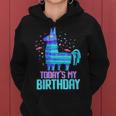 Today's My Birthday Cute Llama Party Decorations Birthday Women Hoodie