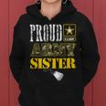 US Army Proud Us Army Sister Military Pride Women Hoodie