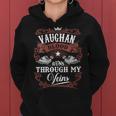 Vaughan Blood Runs Through My Veins Family Name Vintage Women Hoodie