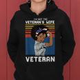 I Am Veteran Not Veterans Wife African American Veteran Girl Women Hoodie