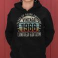 Vintage 1966For Retro 1966 Birthday Women Hoodie