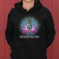 We're All Mad Here Lotus Flower Alice In Wonderland Women Hoodie