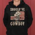 Western Cowboy Hat Boots I Should Have Been A Cowboy Women Hoodie