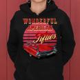 Wonderful American Fifties Retro Sunset 50S Vintage Car Women Hoodie