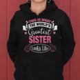What World's Greatest Sister Looks Like Christmas Women Hoodie