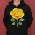 Yellow Rose Flower Hot Topic Women Hoodie