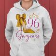 96 And Gorgeous 96Th Birthday 96 Years Old Queen Bday Party Women Hoodie