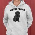 Black Pug Mother-Pugger Women Hoodie
