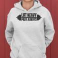 Christian Weight Lifting Lift Heavy Pray Always Faith Gym Women Hoodie