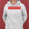 Danke Mama Und Papa Dass Ich Kein Wessi Bin Lustig Raglan Kapuzenpullover für Damen