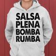 Divertido Salsa Dance S Salsa Plena Bomba Rumba Sudadera con capucha para mujer