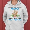 Du Machst Einen Tolle Job Mama Alles Gute Zum Muttertag Kapuzenpullover für Damen