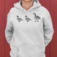 Duck Duck Goose Game Witty Teacher Hunter Women Hoodie