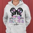 Five Is A Vibe 5 Year Old Girls 5Th Birthday Women Hoodie