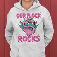 Our Flock Rocks Flamingo Matching Family Vacation Group Women Hoodie