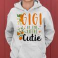 Gigi Little Cutie Baby Shower Orange 1St Birthday Party Women Hoodie