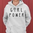 Girl Power Female Cute Rose Flower Feminist Female Equality Women Hoodie