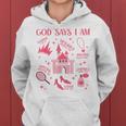 God Says I Am Princess Lover Girl Christian Women Hoodie