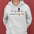 Heartbeat Beer Drinking Jga Kapuzenpullover für Damen