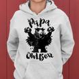 Herren Papa Owl Bear Fierceintage Monster Rollenspieler Für Herren Raglan Kapuzenpullover für Damen