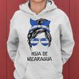 Hija De Nicaragua Orgullo Nicaragua Niña Orgullo Cuello Sudadera con capucha para mujer