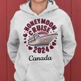 Honeymoon Cruise 2024 Canada Matching Couple Husband Wife Women Hoodie