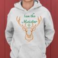 Ich Bin Der Meister Jaegermeister Papa Mama Hirsch Kapuzenpullover für Damen