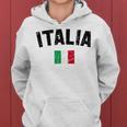 Italia Bandera Hombres Es Niños Italia Sudadera con capucha para mujer