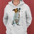 Jack Russell Terrier Mama Papa Damen Herren Kinder Liebe Hund Kapuzenpullover für Damen