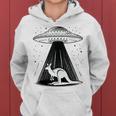 Kangaroo Dad Mom Lover Alien Ufo Women Hoodie