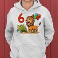 Kinder 6 Geburtstag Löwe Sechs Jahre Geschenk Für Jungen Und Mädchen Kapuzenpullover für Damen