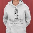 Locuciones Latinas Spqr Historia Roma Antigua Sudadera con capucha para mujer