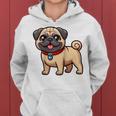 Lustiger Mops Hund Niedlicher Mops Mama Mops Papa Lustiger Mops Raglan Kapuzenpullover für Damen